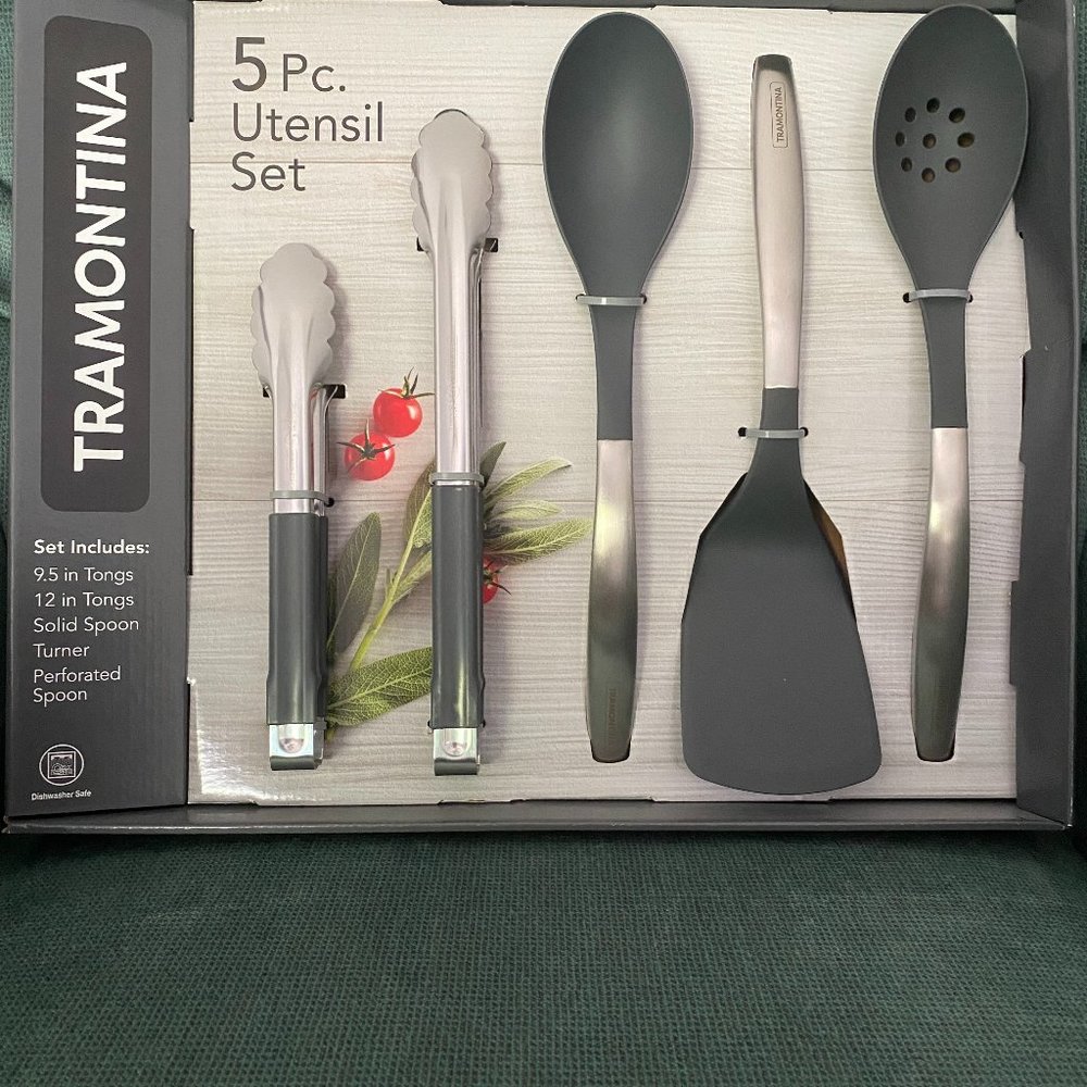 Tramontina 5 Pc. Utensil Set - New In Box